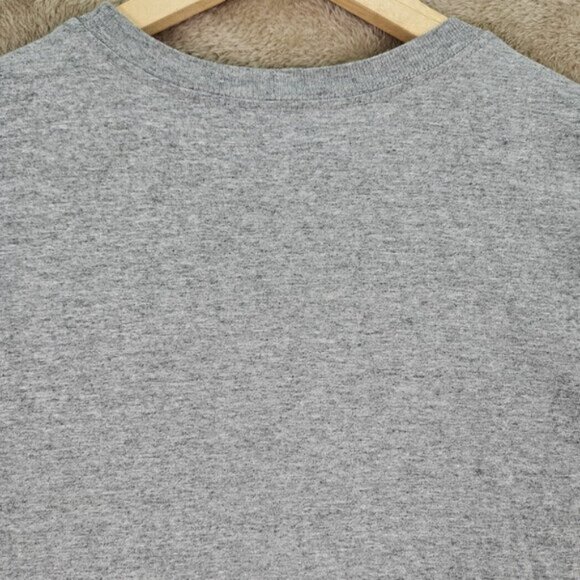 RVCA Industrial Tee Gray T-Shirt Pocket Logo Short Sleeve Casual Outdoor Mens L - Picture 9 of 10